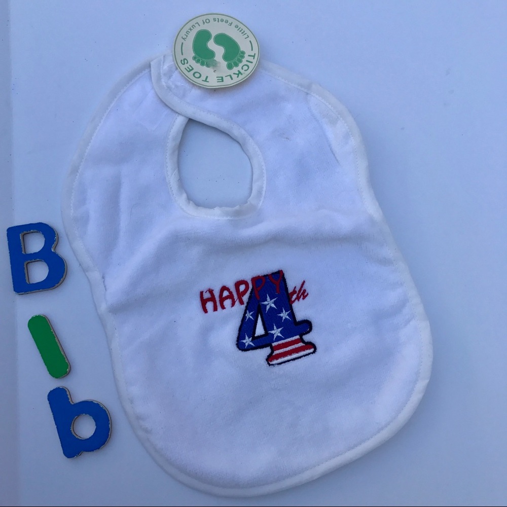 TICKLE TOES “Happy 4th” BIb
